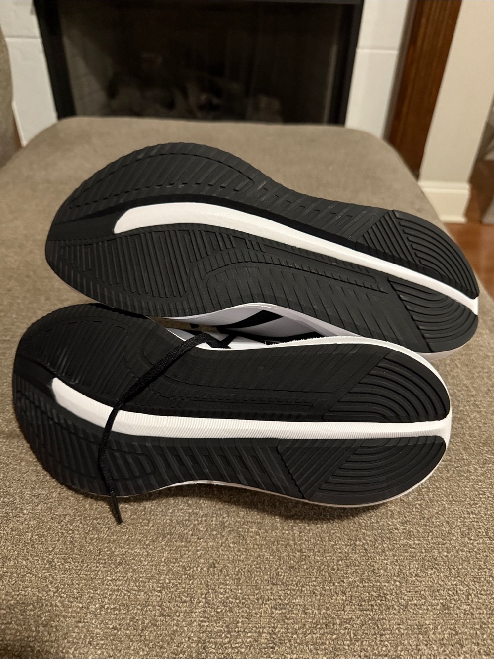 adidas Black and White Cloudfoam Athletic Shoes NWT No Box - Picture 5 of 5